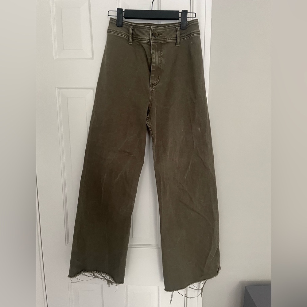 Green jeans